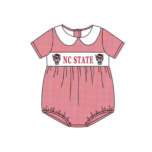 Baby Boys NC State Short Sleeve Team Rompers preorder(moq 5)