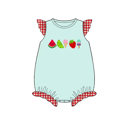 Baby Infant Girls Fruits Summer Rompers preorder(moq 5)