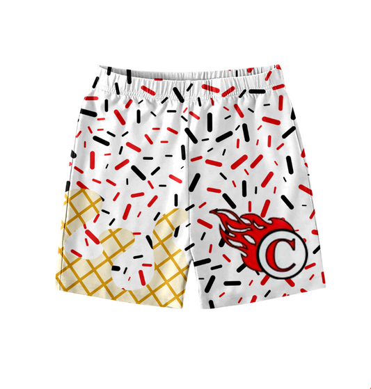 Cutom moq 5 football team C boys shorts