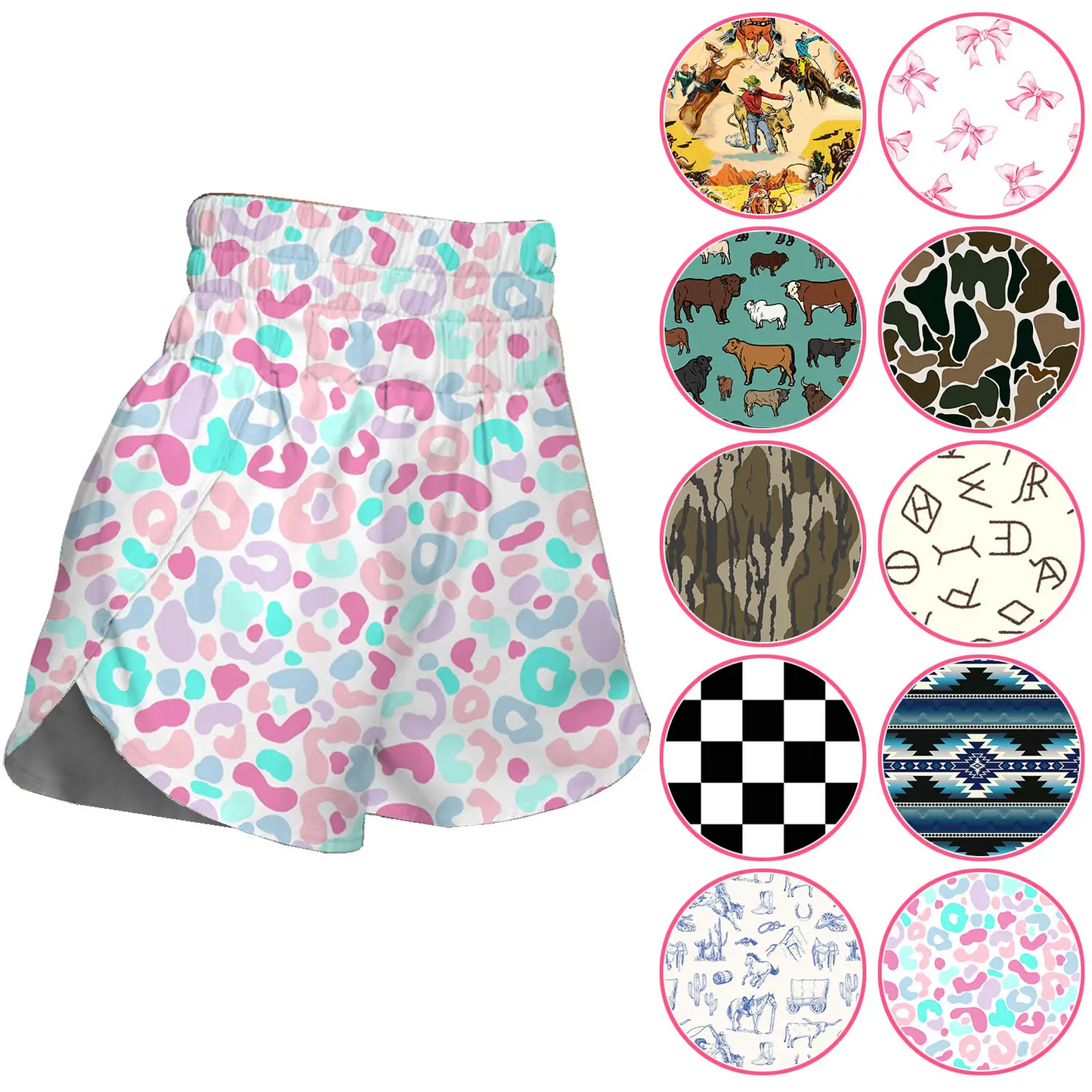 Preorder(moq 5) Adult Women Colorful Summer Shorts Bottoms