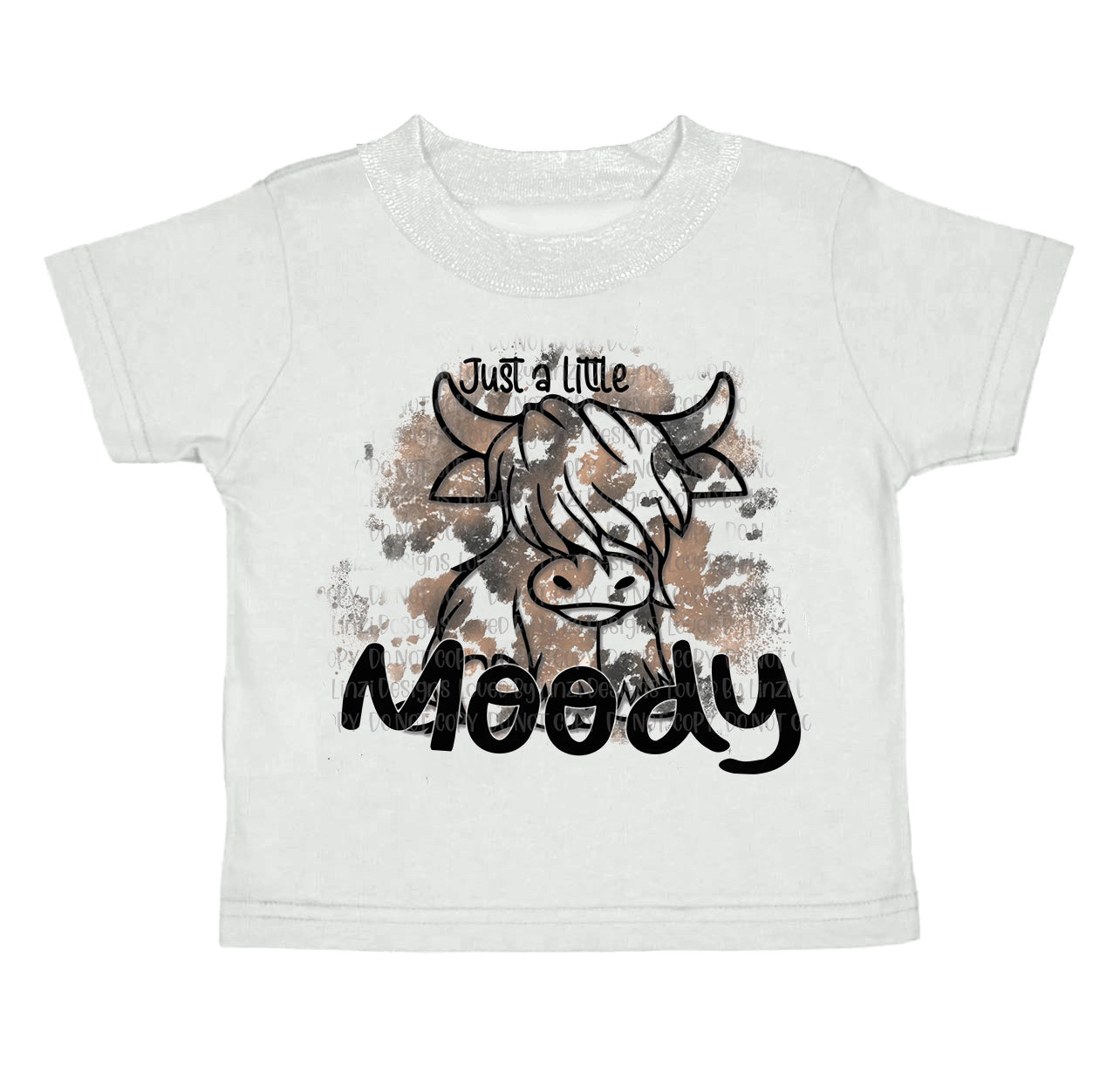 Baby Girls Just A Little Moody Short Sleeve Shirt preorder(moq 5)