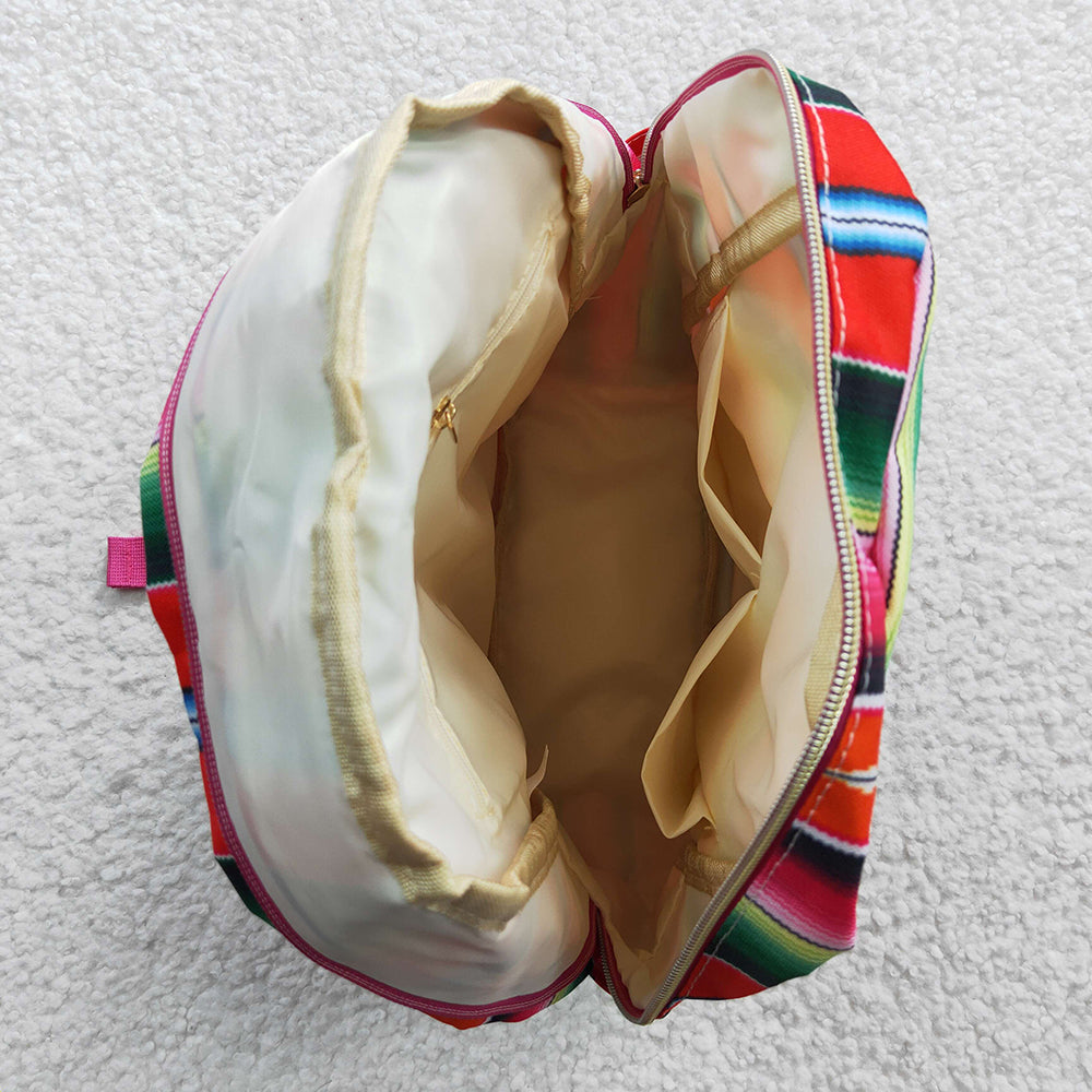 Sibling Baby Kids Children Western Stripe School Back Bags