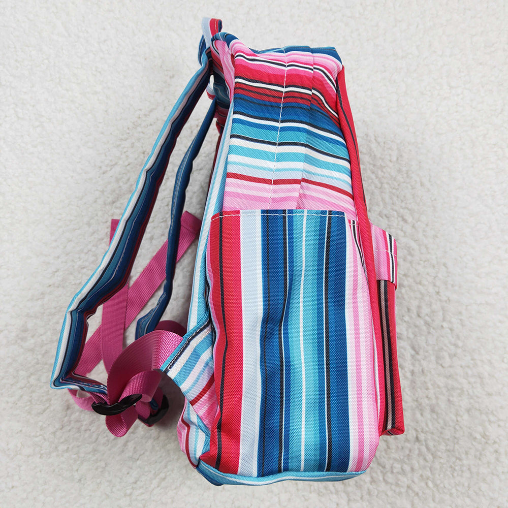 Sibling Baby Kids Children Western Stripe School Back Bags