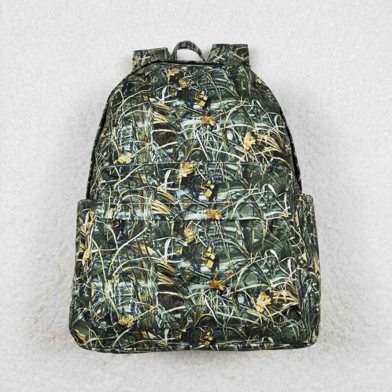 Sibling Baby Kids Boys Camouflage Backpack Zip Back Bags