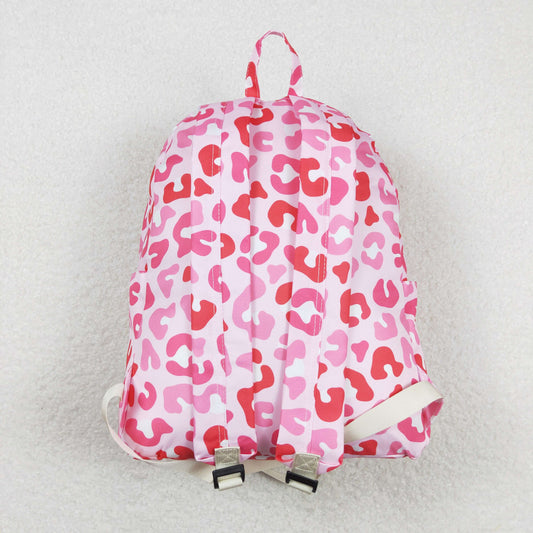 Baby Kids Girls Valentines Pink Leopard Back Bags