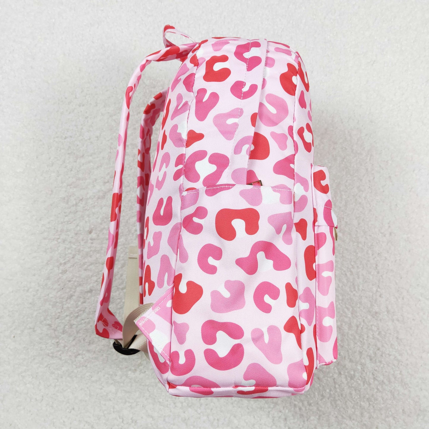 Baby Kids Girls Valentines Pink Leopard Back Bags