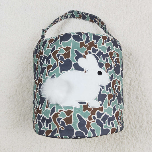 Baby Kids Easter Camo Rabbit Basket Bags