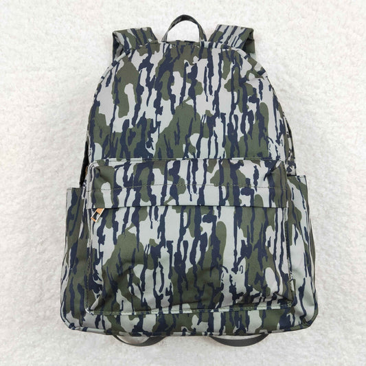 USA Shop Baby Girls Kids Green Camo Tree Branches Print Back Bags Backpacks