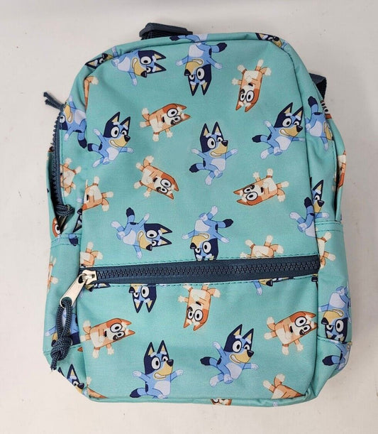 Baby Girls Dogs Blue Zip Backpack Back Bags Preorder