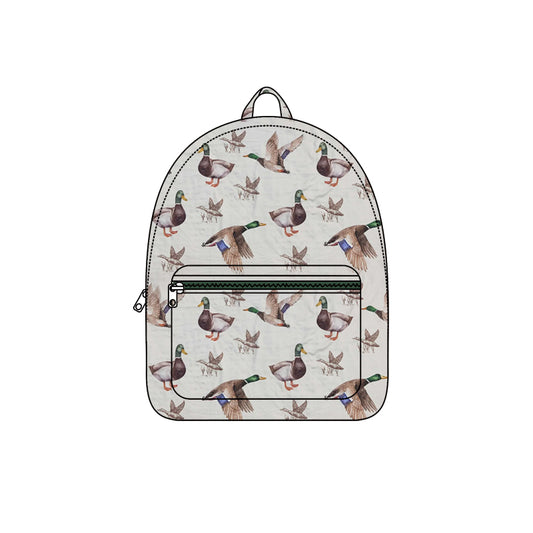 Baby Kids Ducks Grey Backpack Back Bags Preorder