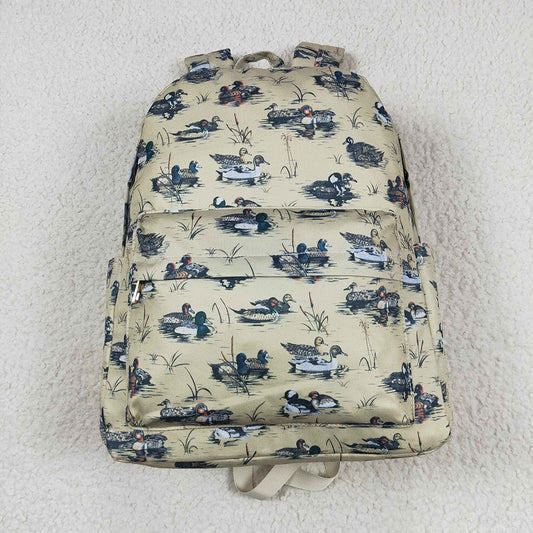 USA Shop Baby Kids Ducks Brown Backpack Back Bags