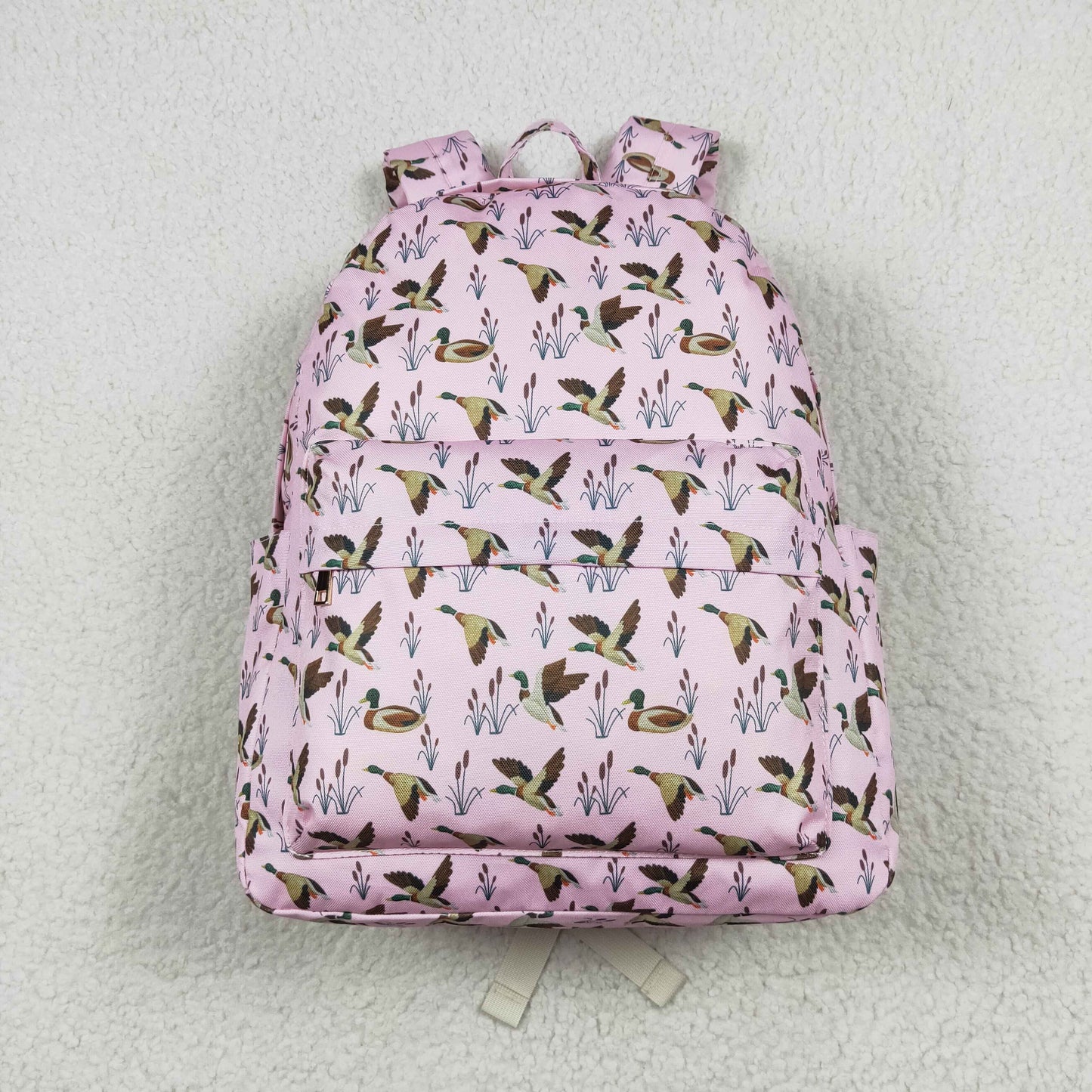 USA Shop Baby Girls Pink Ducks Hunting School Backpack Bags