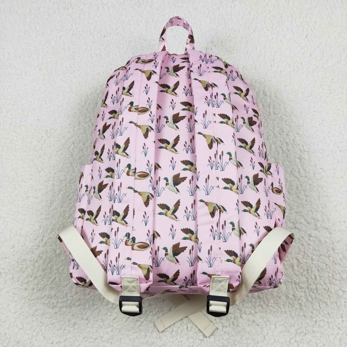 USA Shop Baby Girls Pink Ducks Hunting School Backpack Bags