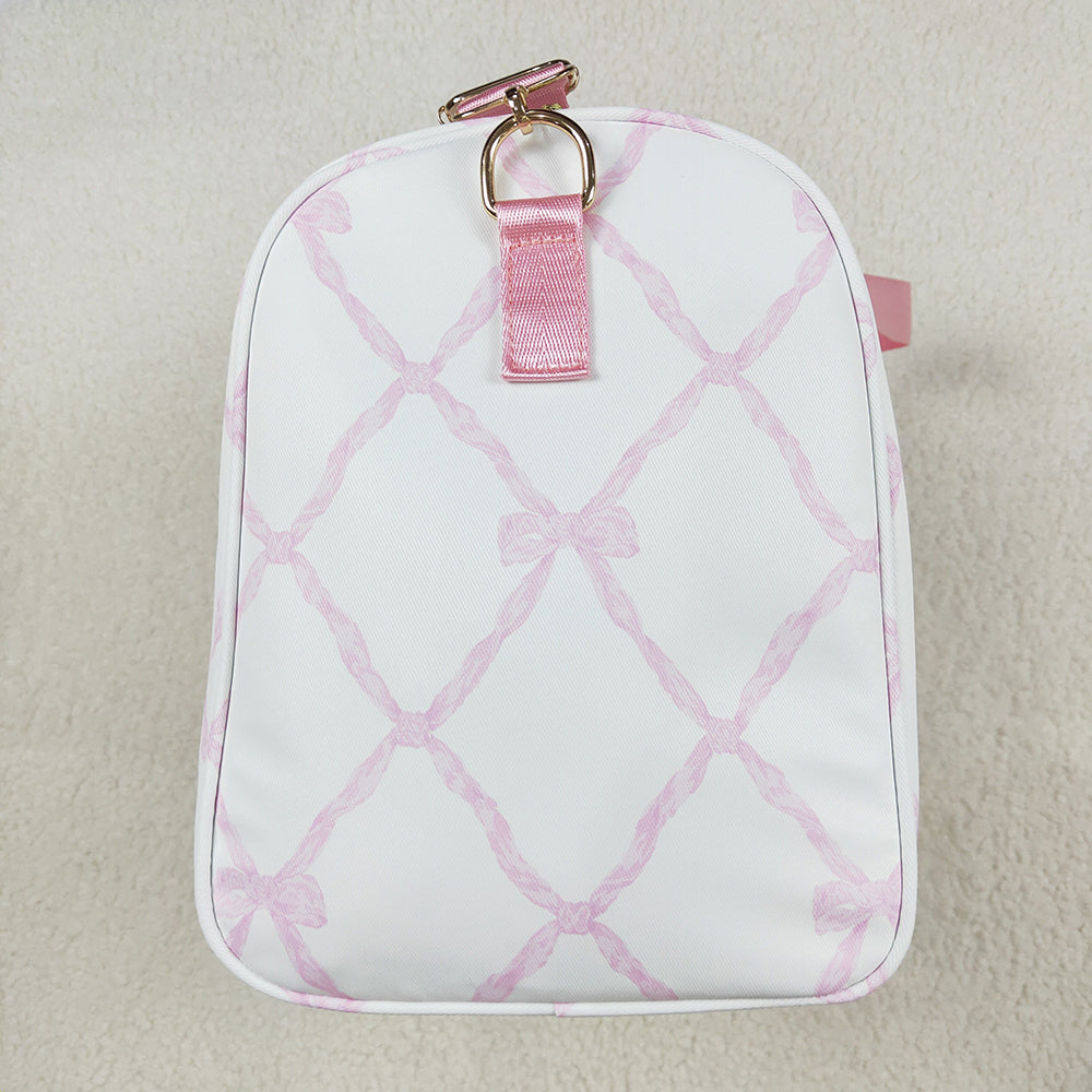 Baby Girls Pink Bows Gym Duffle Bags