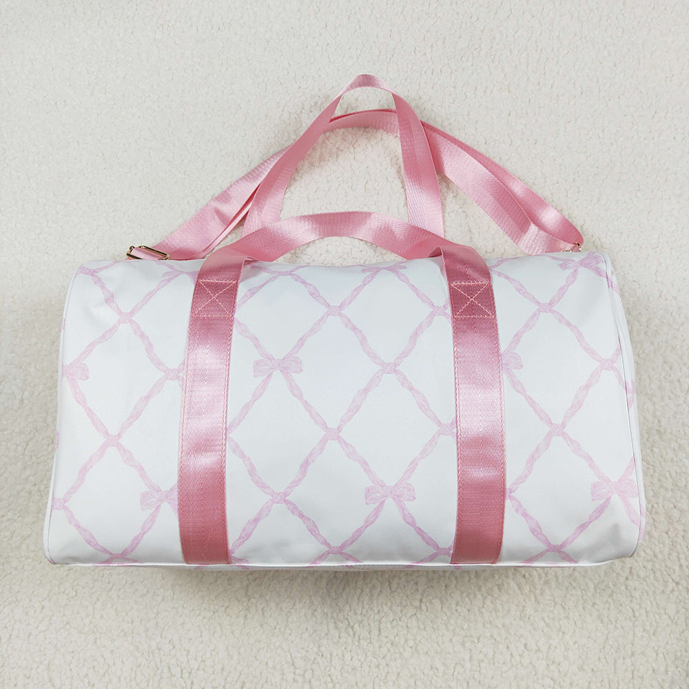 Baby Girls Pink Bows Gym Duffle Bags