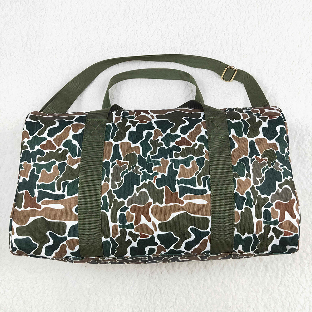 Sibling Adult Ducks Camouflage Western Hunting Duffel Gym Bags
