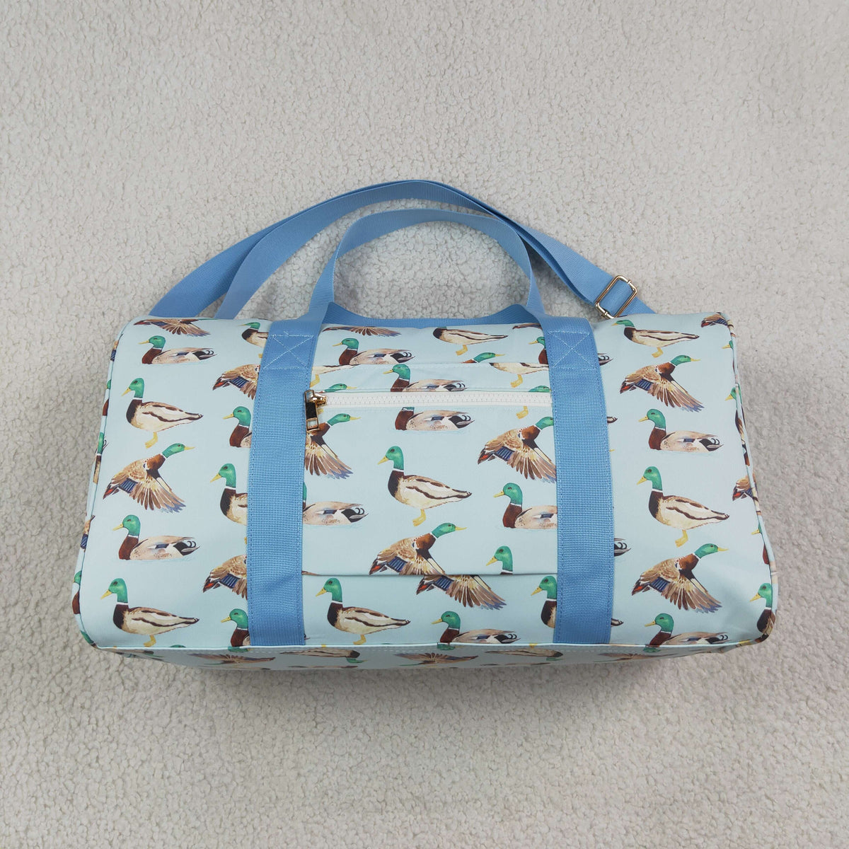 Baby Girls Adult Blue Ducks Duffle Gym Bags