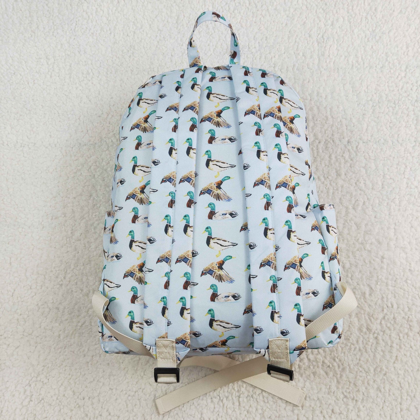 USA Shop Baby Children Ducks Plaid Hunting School Backpack Bags
