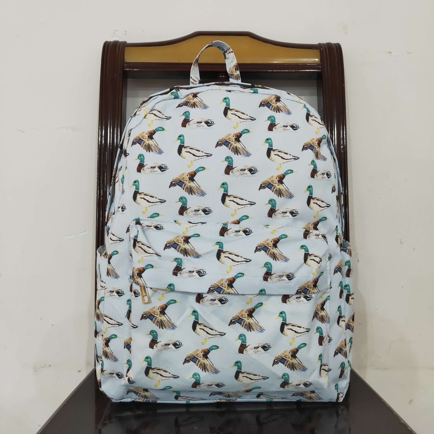 USA Shop Baby Children Ducks Plaid Hunting School Backpack Bags