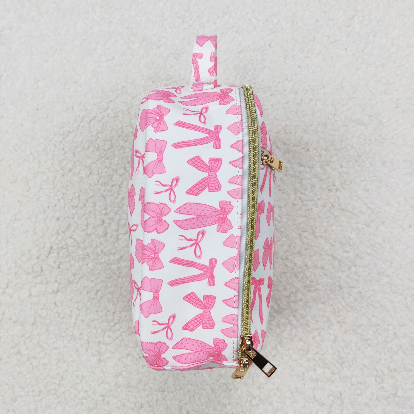 USA Shop Baby Kids Pink Bows Plaid School Lunch Boxes