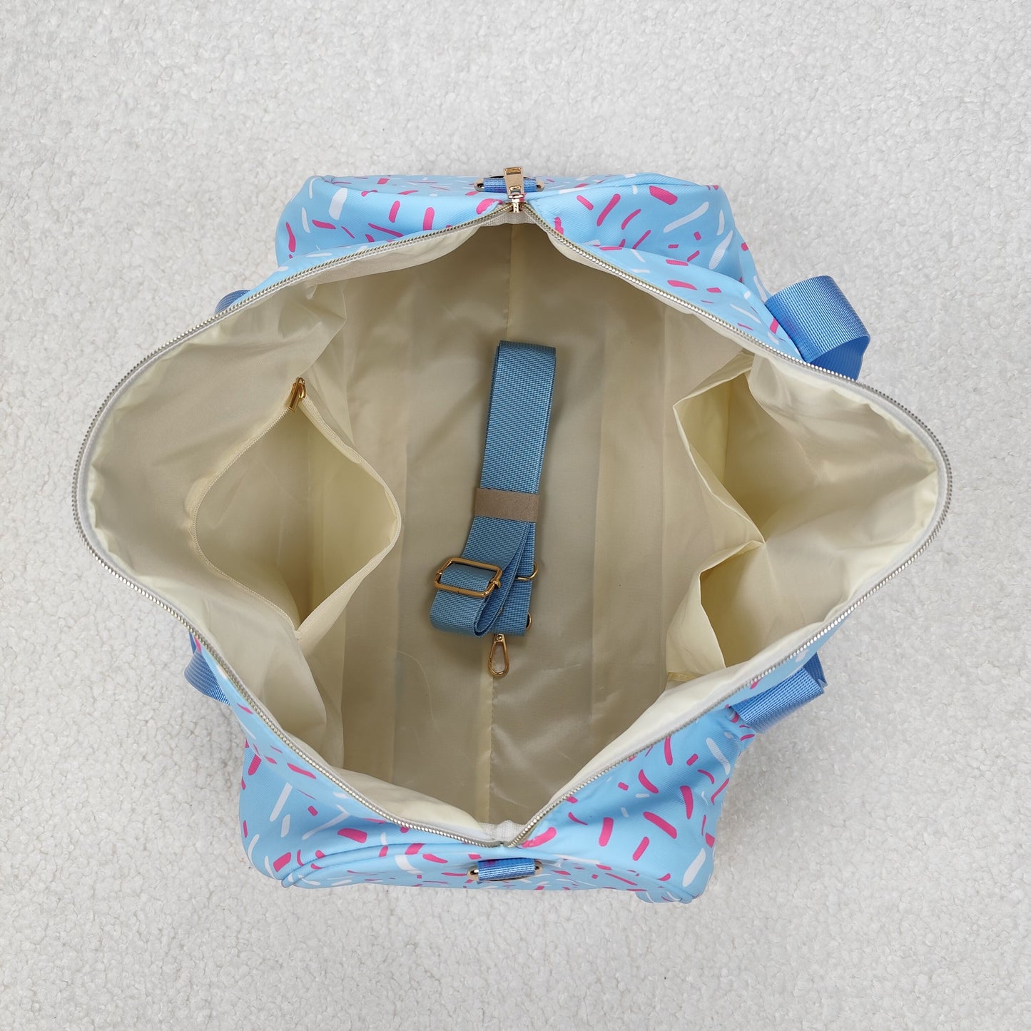 USA Shop Blue Drip Sprinkles Team Gym Bags