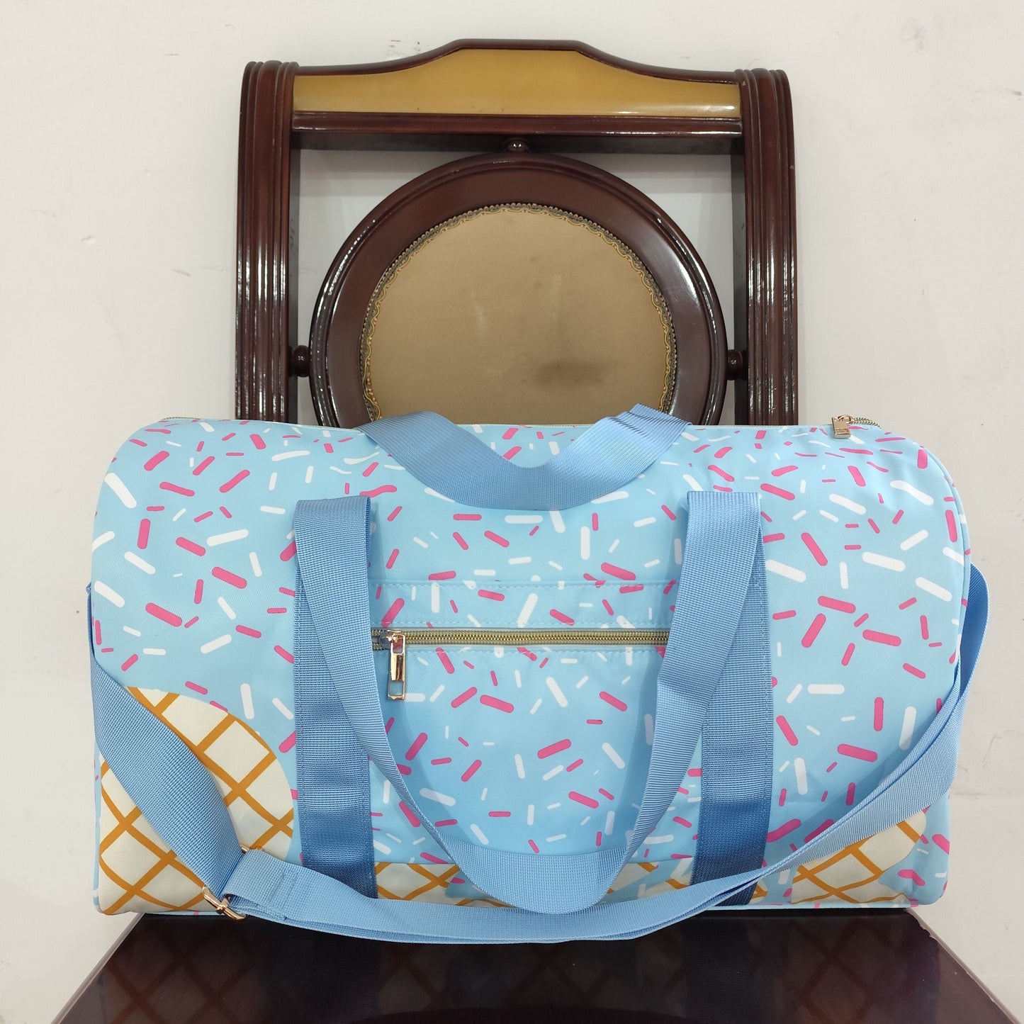 USA Shop Blue Drip Sprinkles Team Gym Bags