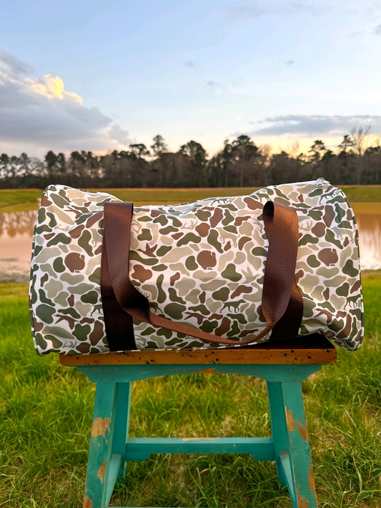 Women Camouflage Deers Hunting Duffle Gym Bags Preorder