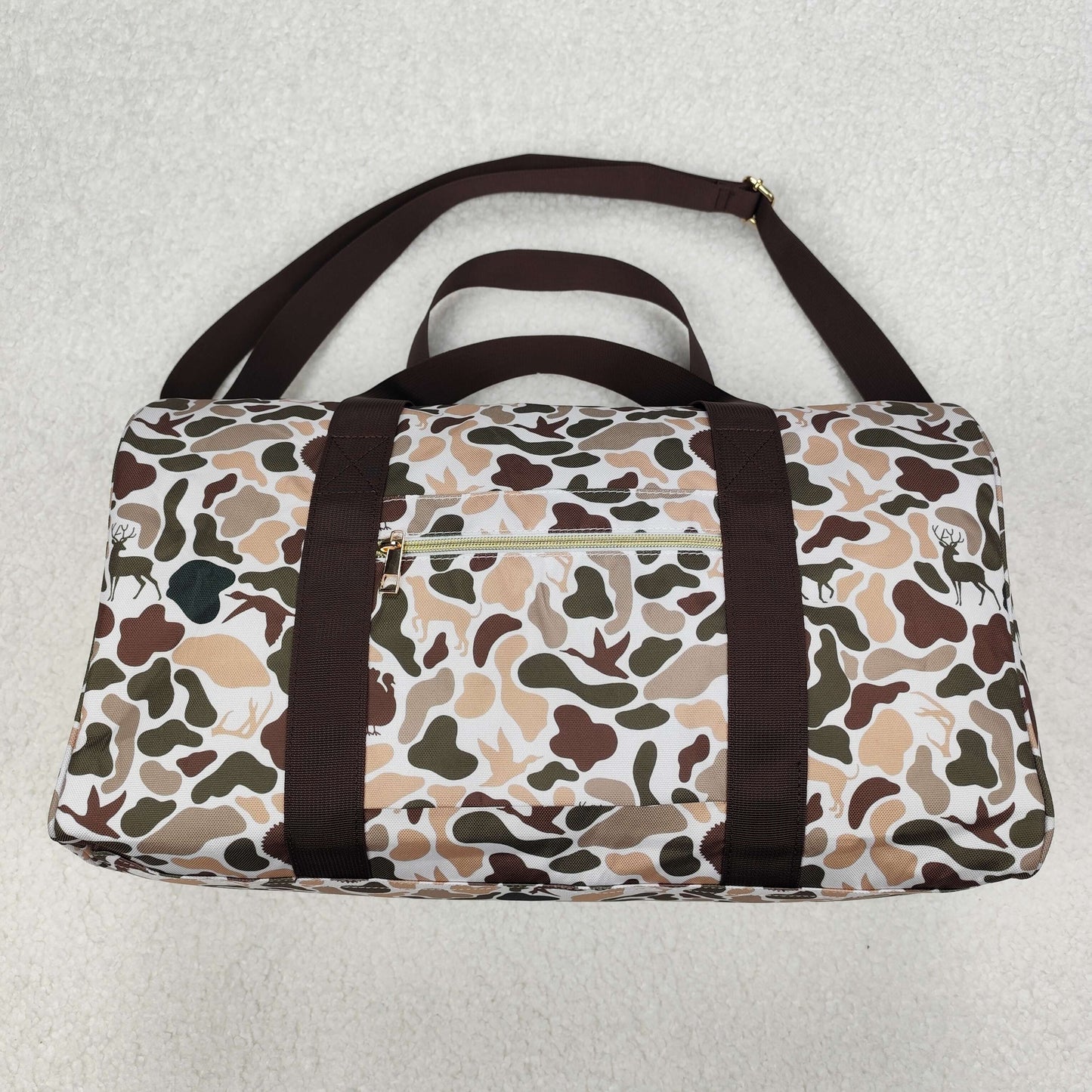 USA Shop Dogs Ducks Camo Hunting Gym Bags