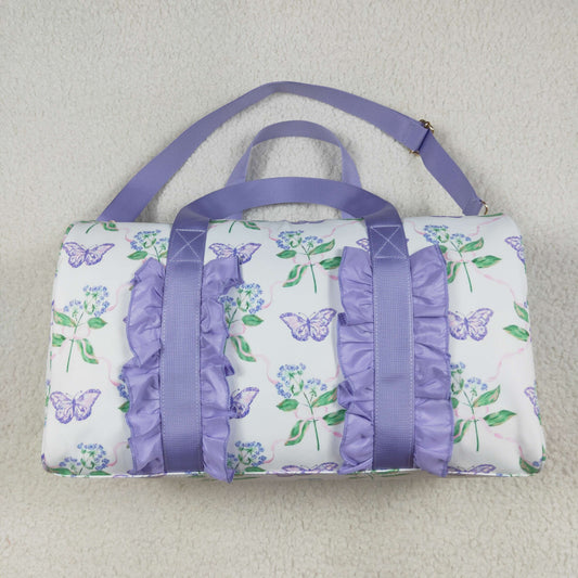 USA Shop Colorful Flowers Ruffle Gym Bags