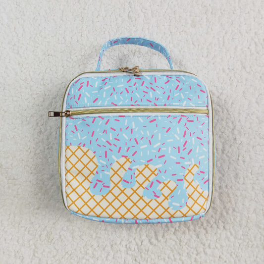USA Shop Baby Kids Blue Sprinkles Drip Team School Lunch Boxes