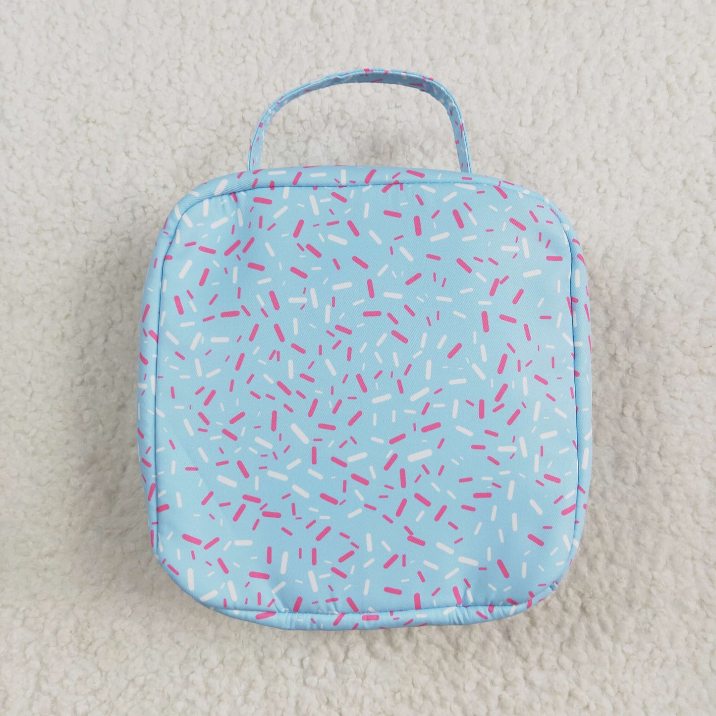 USA Shop Baby Kids Blue Sprinkles Drip Team School Lunch Boxes