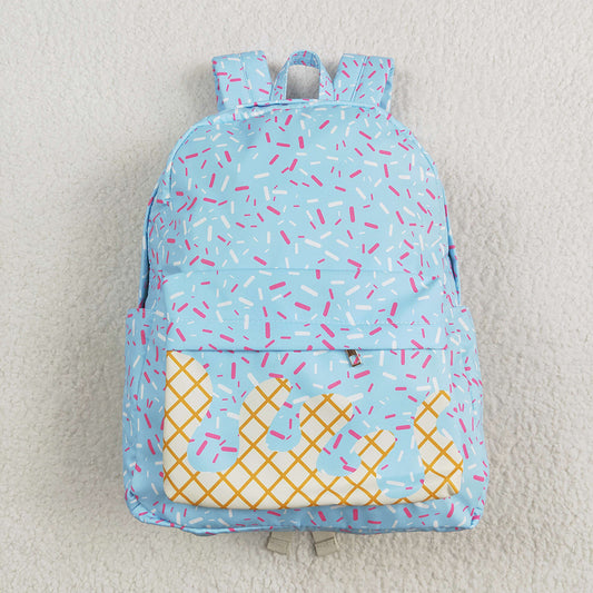 Baby Kids Blue Drips Team School Bags