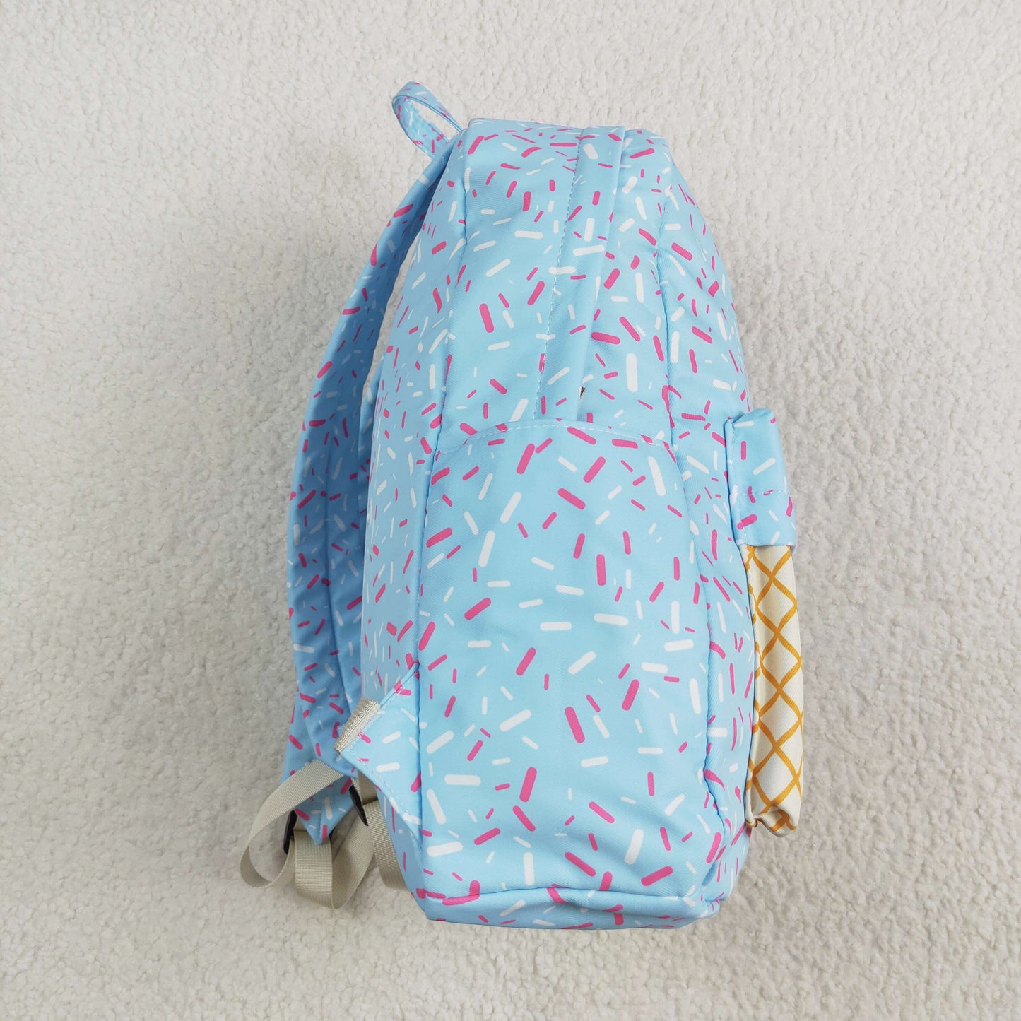 USA Shop Baby Children Blue Drip Sprinkles Team School Backpack Bags