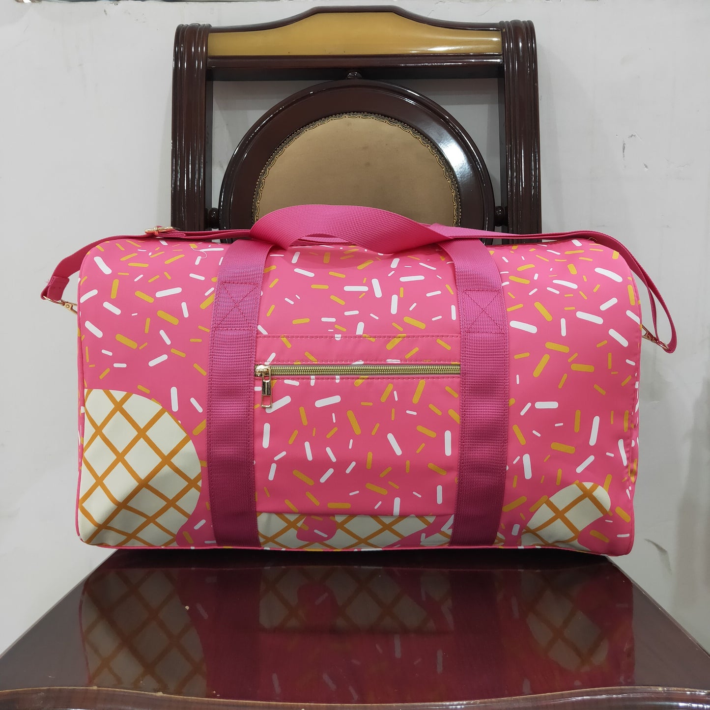 USA Shop Watermelon Red Sprinkles Drip Gym Bags