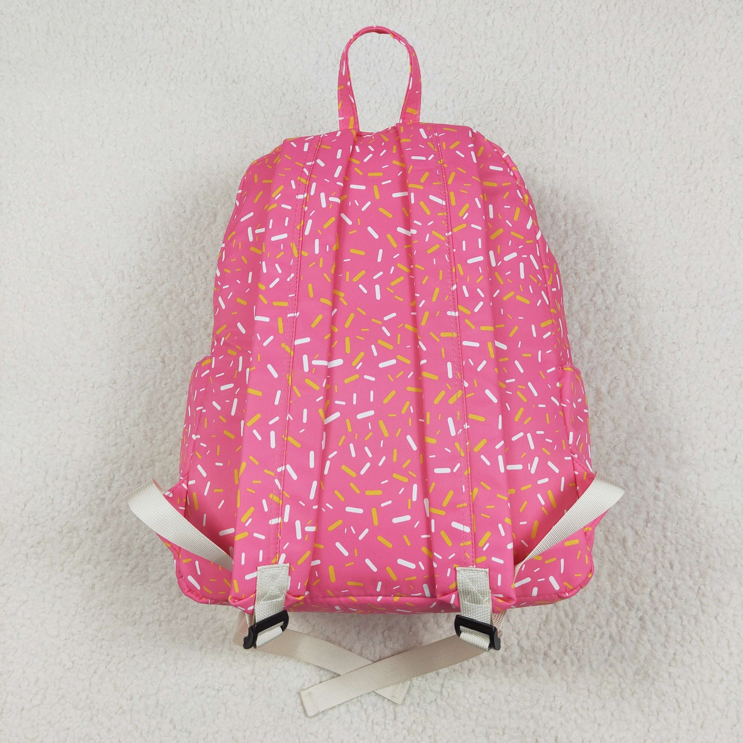 USA Shop Baby Girls Pink Sprinkles Drip Team School Backpack Bags