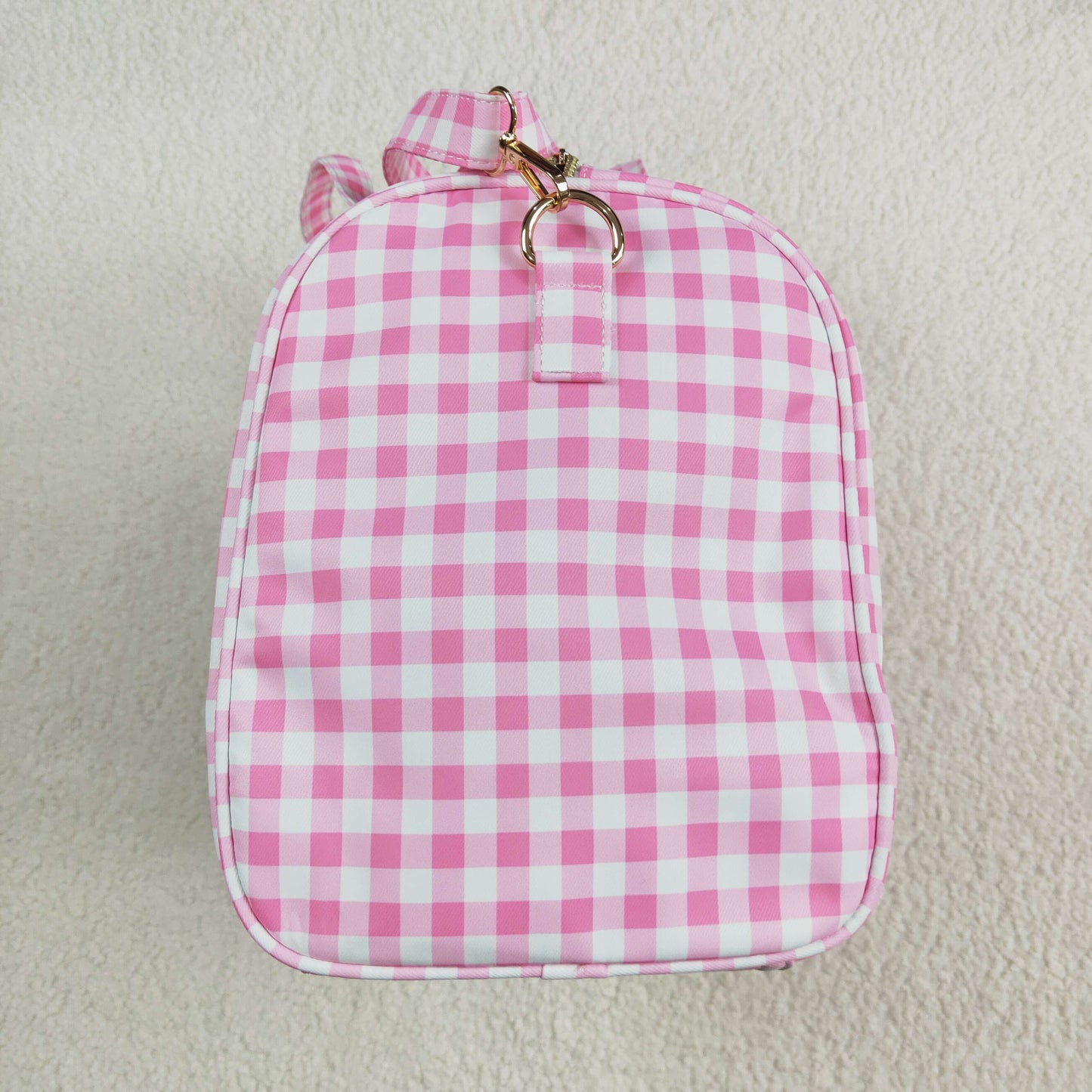 USA Shop Pink Checked Gym Bags