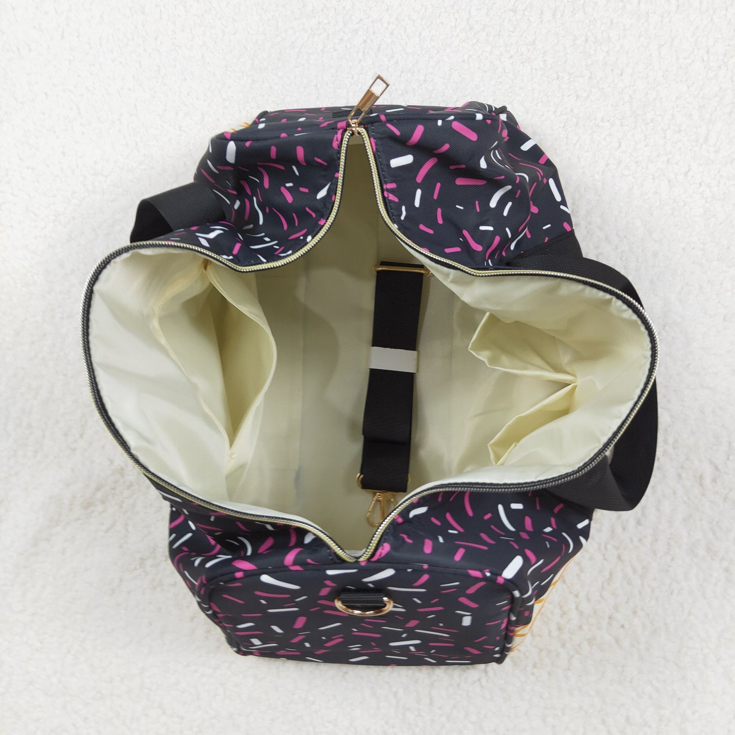 USA Shop Black Sprinkles Drip Team Gym Bags