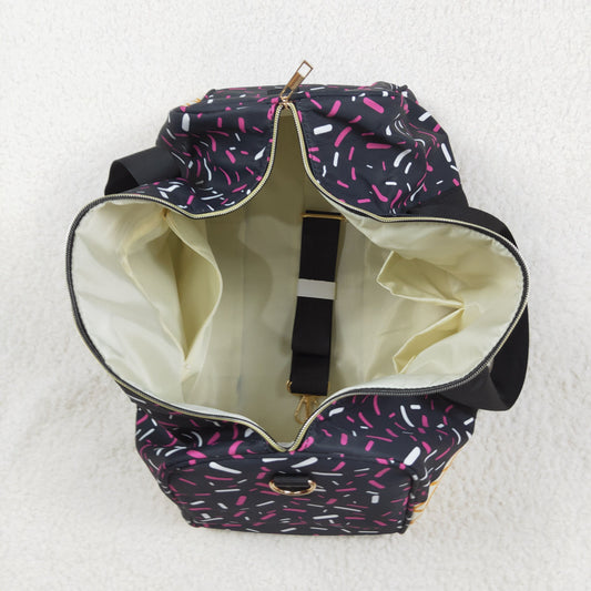USA Shop Black Sprinkles Drip Team Gym Bags