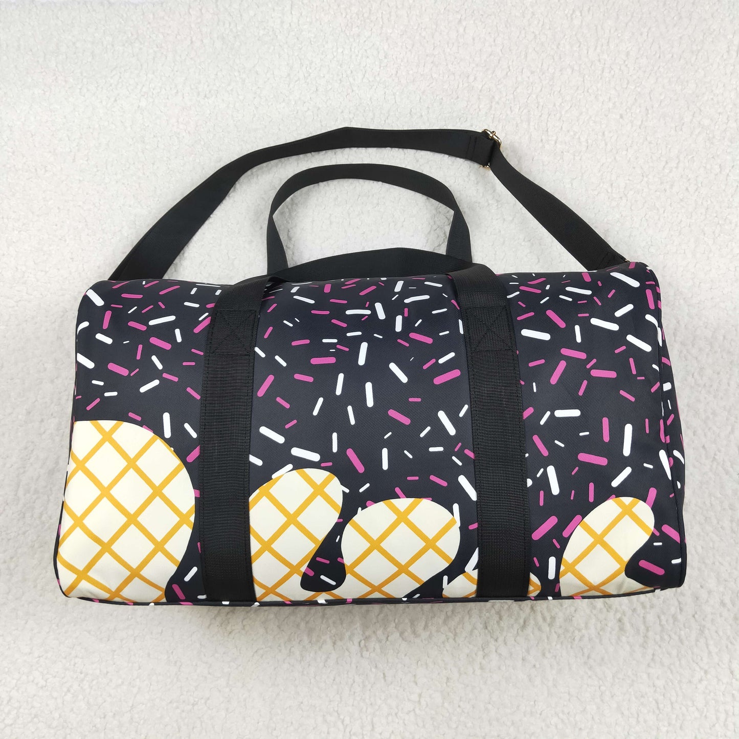 USA Shop Black Sprinkles Drip Team Gym Bags