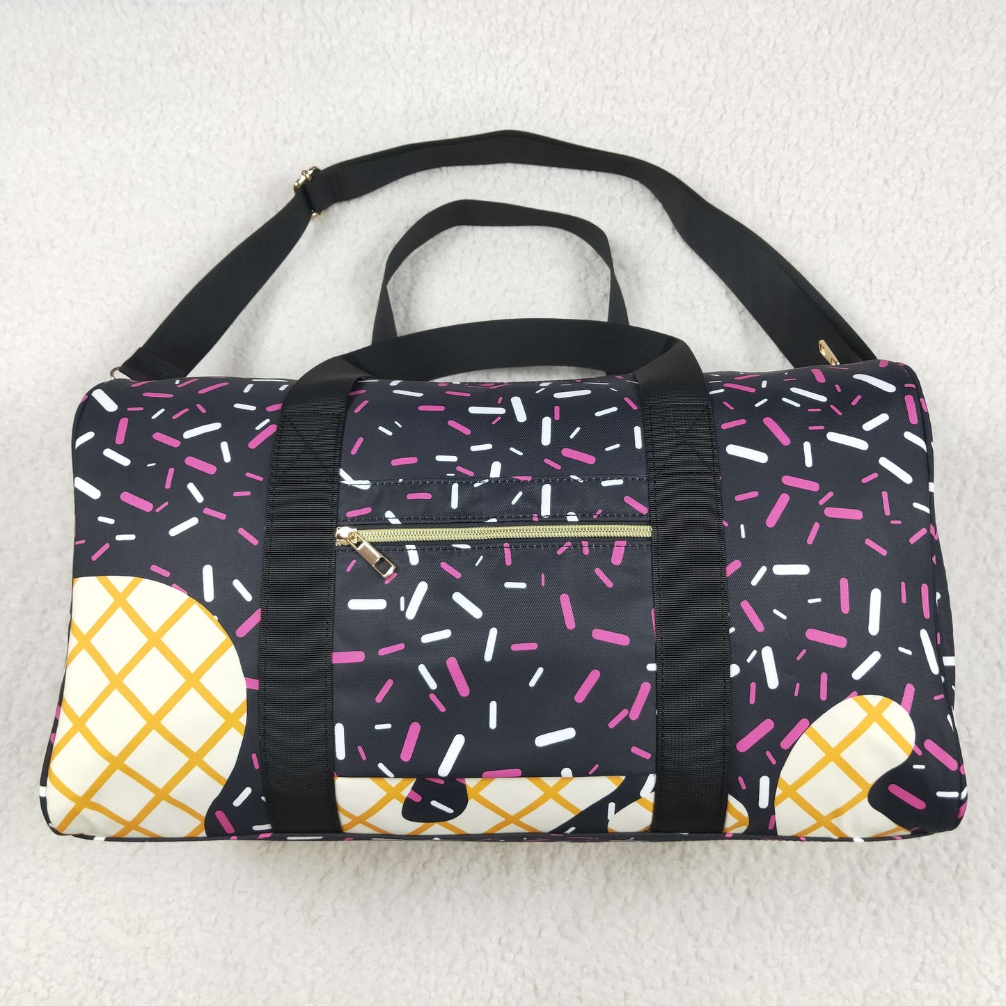 USA Shop Black Sprinkles Drip Team Gym Bags
