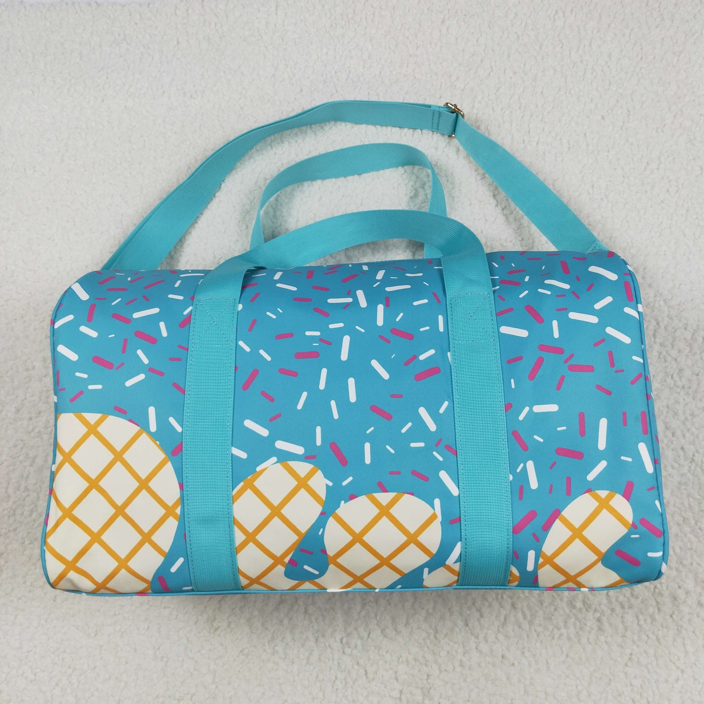 USA Shop Blue Sprinkles Drip Gym Bags