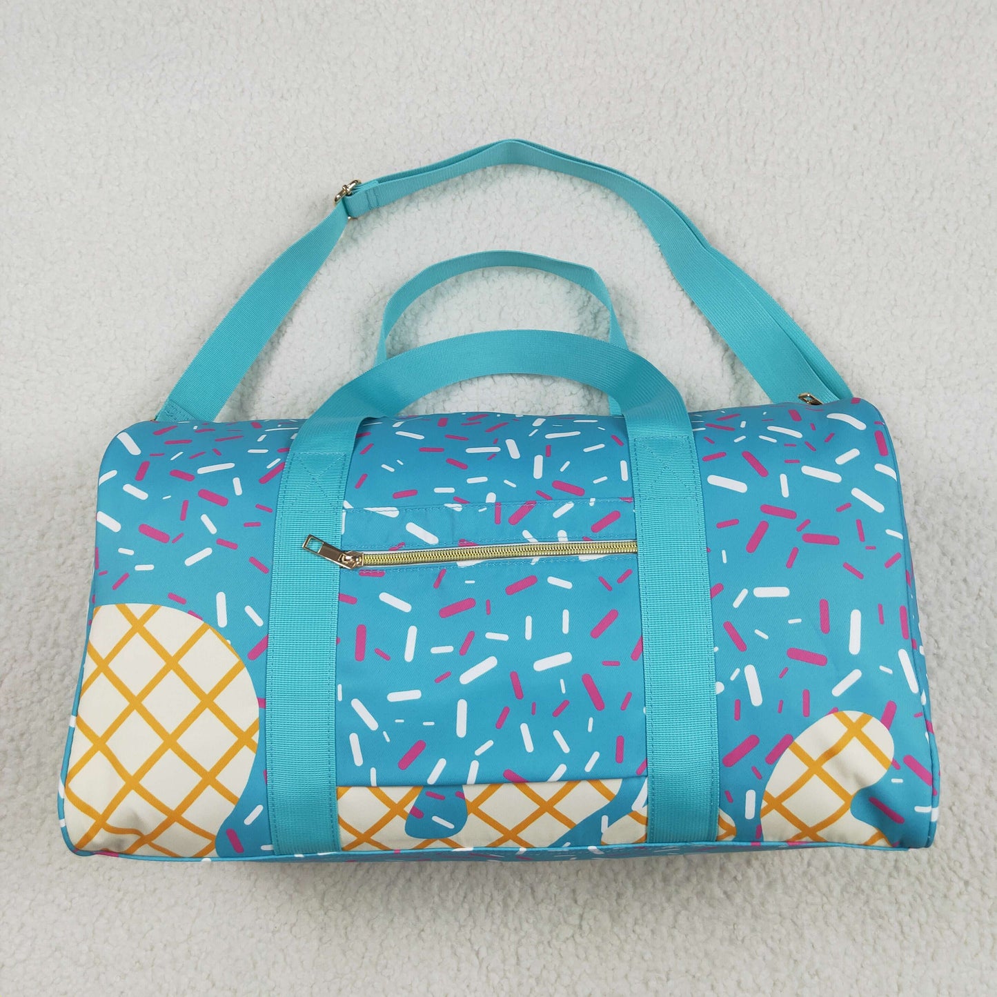 USA Shop Blue Sprinkles Drip Gym Bags