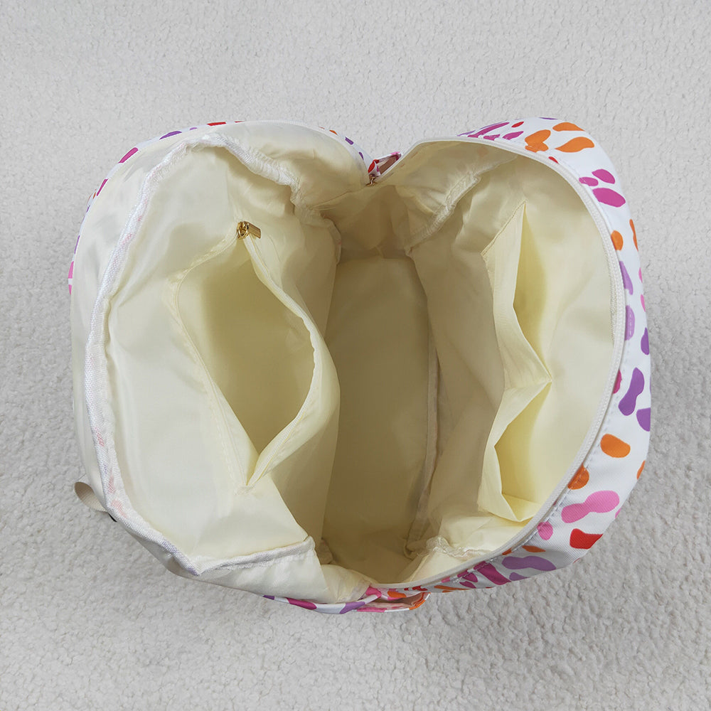 Baby Girls Pink Leopard School Backpack Bags