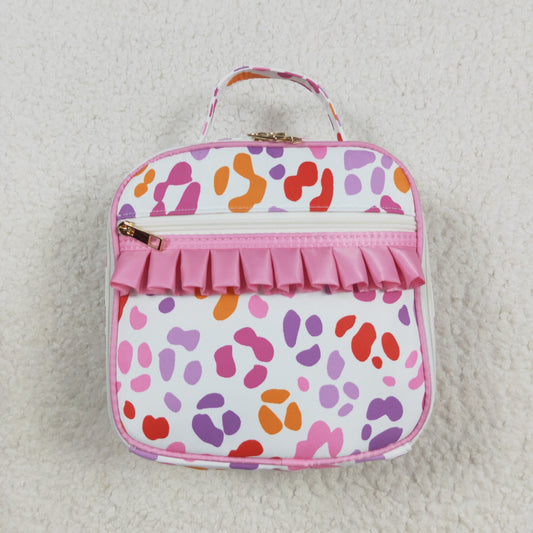 USA Shop Baby Girls Colorful Leopard School Lunch Boxes