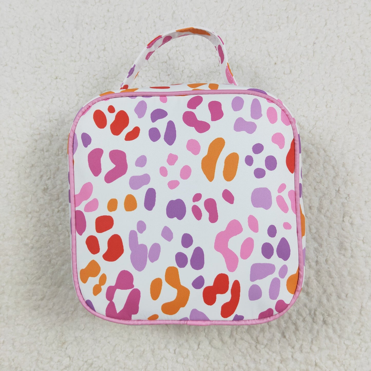 USA Shop Baby Girls Colorful Leopard School Lunch Boxes