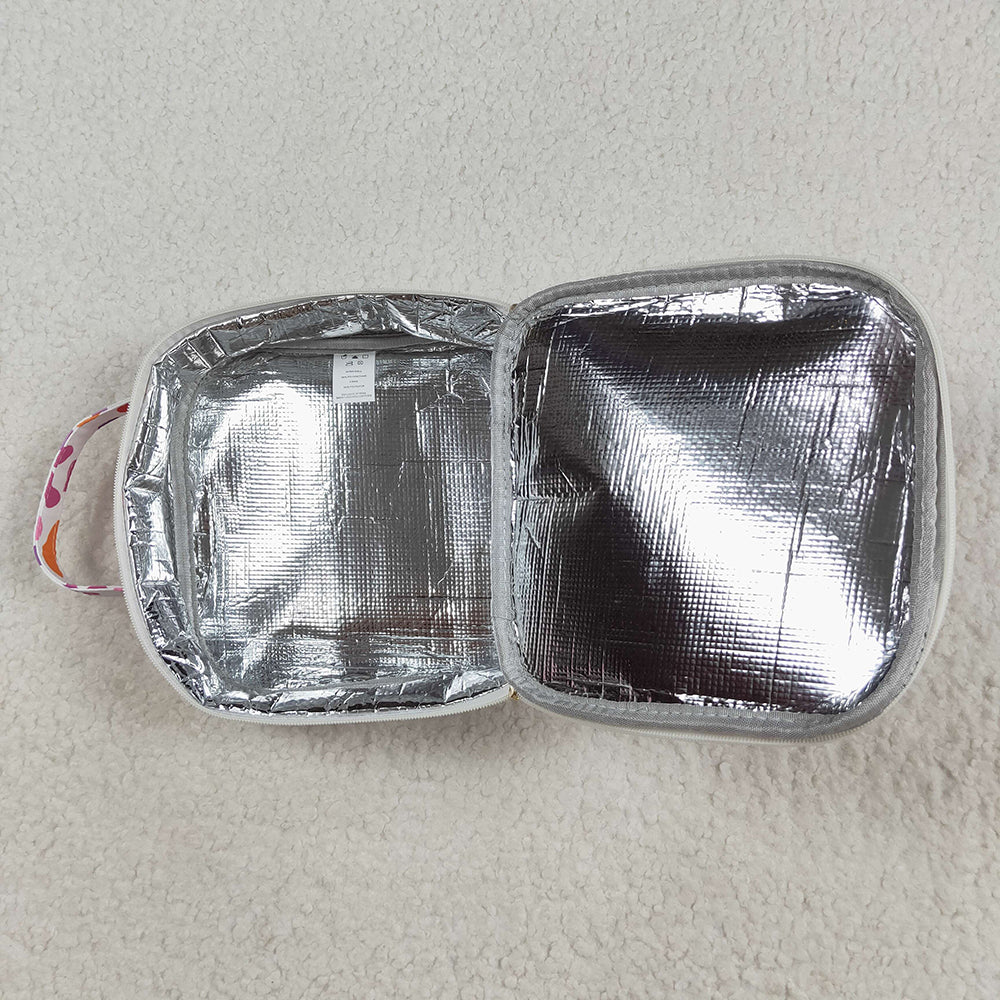 Baby Girls Pink Leopard Ruffle School Bags Lunch Boxes