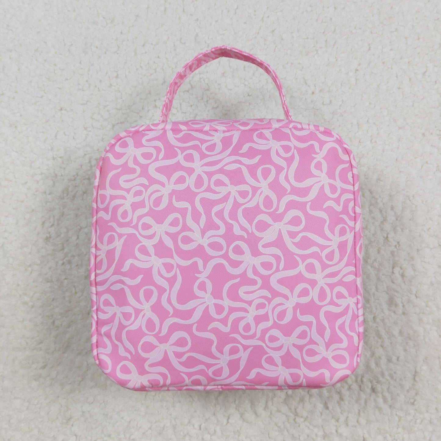 USA Shop Baby Girls Pink Bows School Lunch Boxes