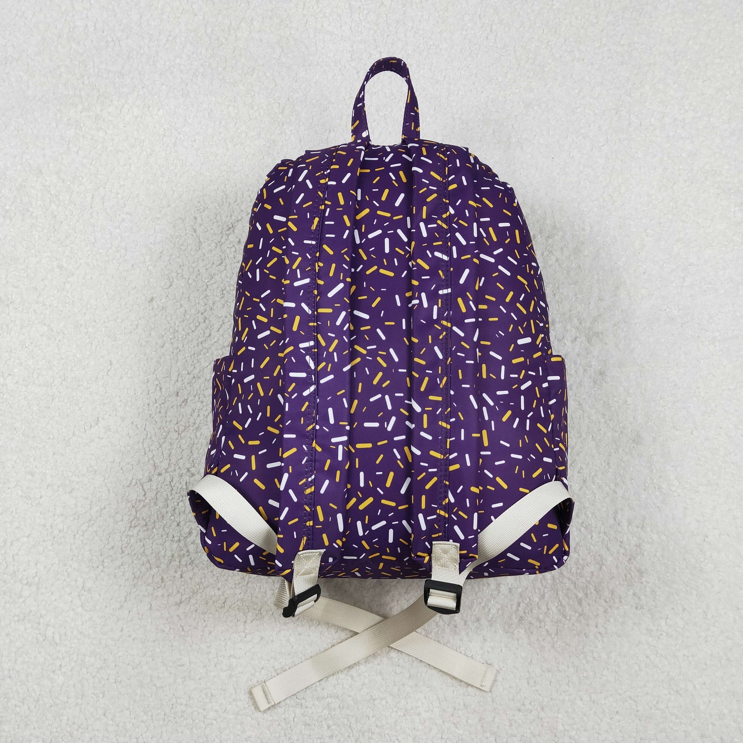 USA Shop Baby Boys Purple Drip Sprinkles Team Backpack School Bags