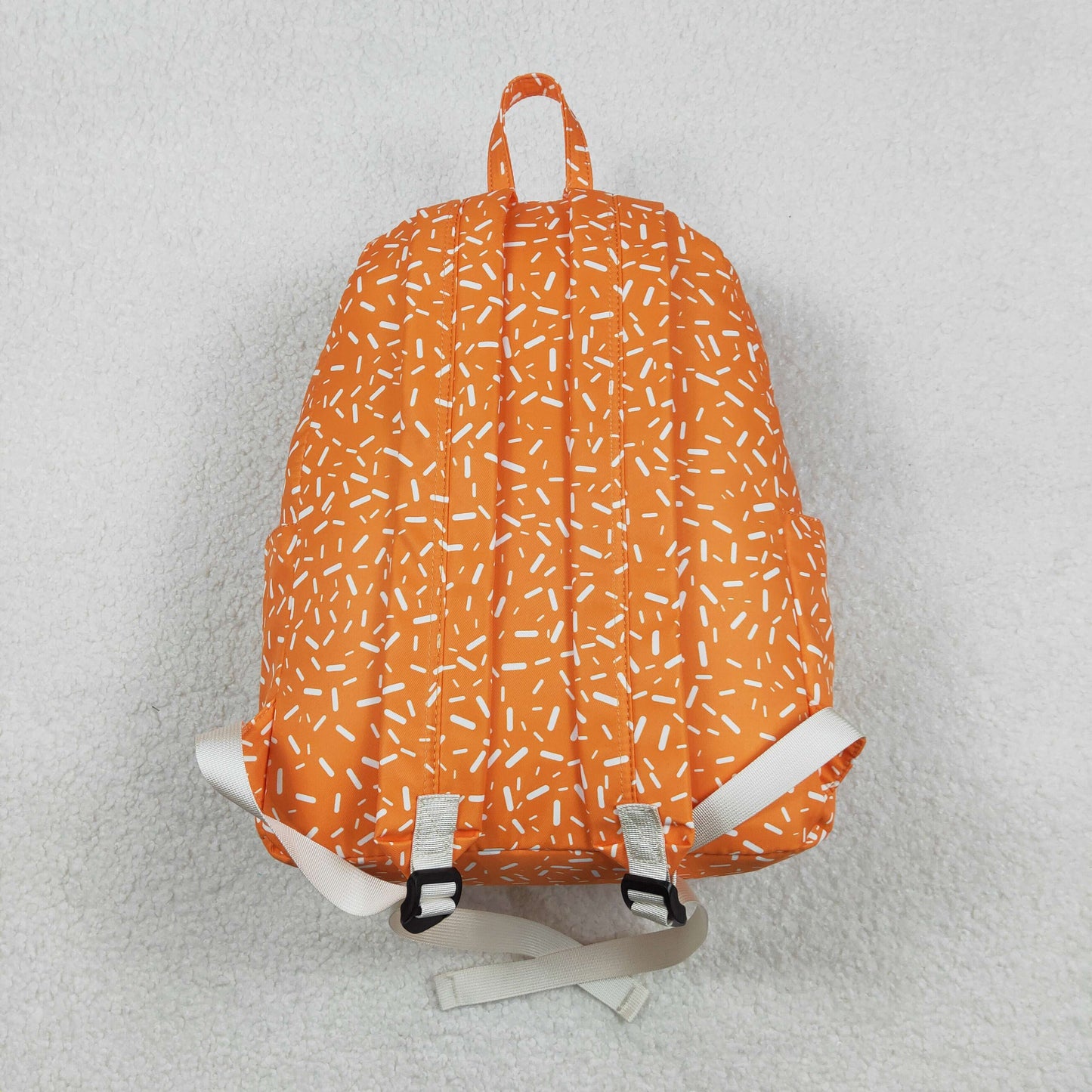 USA Shop Baby Boys Orange Drip Sprinkles Team Backpack School Bags
