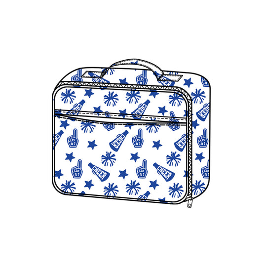 Baby Kids Team Blue Cheer Fireworks Zipper School Lunch Boxes Preorder